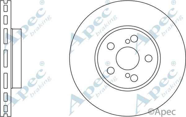 APEC DSK2304 - Disque de frein cwaw.fr