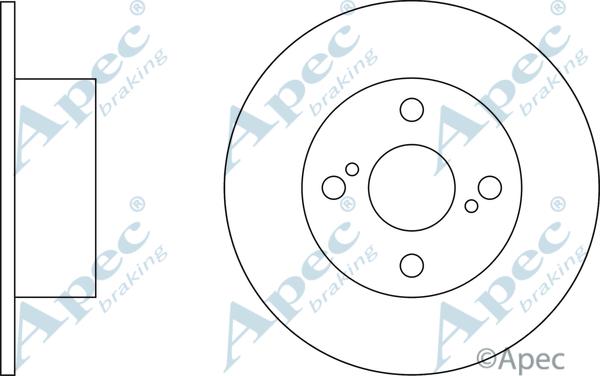 APEC DSK2306 - Disque de frein cwaw.fr