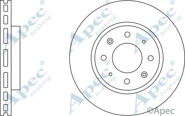 APEC DSK2319 - Disque de frein cwaw.fr