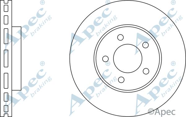 APEC DSK2314 - Disque de frein cwaw.fr