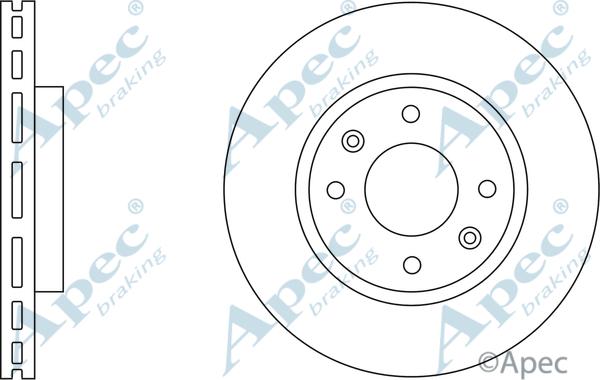 APEC DSK2313 - Disque de frein cwaw.fr