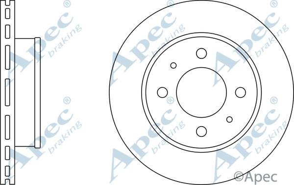 APEC DSK2389 - Disque de frein cwaw.fr