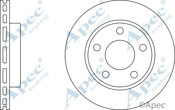 APEC DSK2380 - Disque de frein cwaw.fr