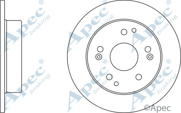 APEC DSK2381 - Disque de frein cwaw.fr