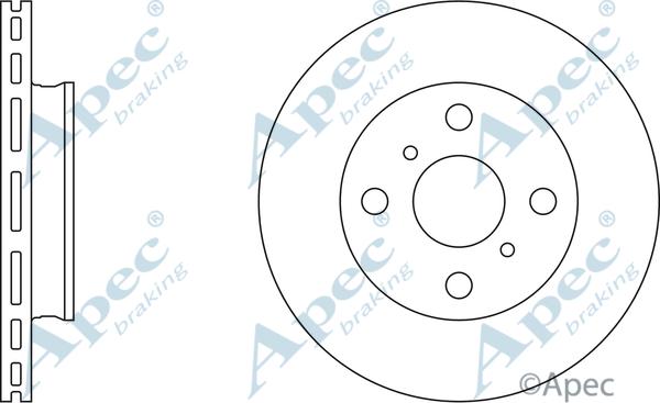 APEC DSK238 - Disque de frein cwaw.fr