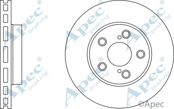 APEC DSK2334 - Disque de frein cwaw.fr