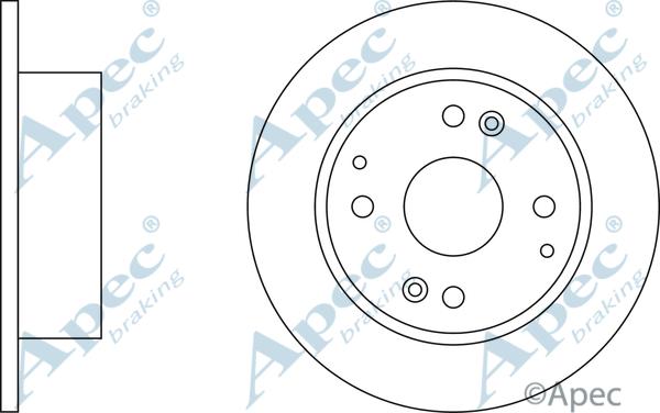 APEC DSK2336 - Disque de frein cwaw.fr