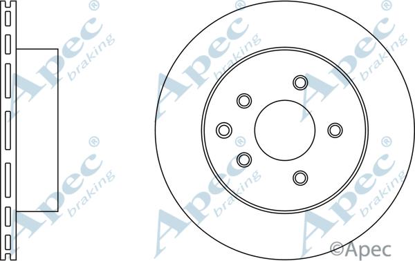 APEC DSK2330 - Disque de frein cwaw.fr