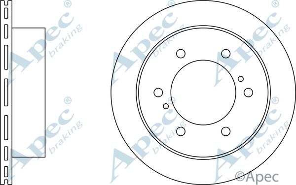 APEC DSK2331 - Disque de frein cwaw.fr