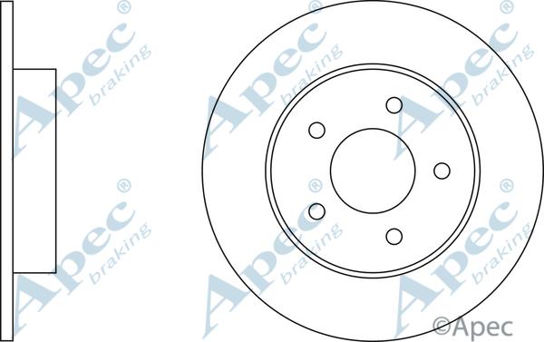 APEC DSK2332 - Disque de frein cwaw.fr