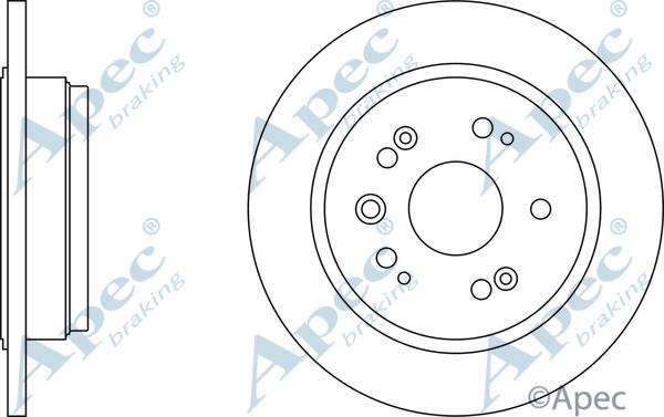 APEC DSK2337 - Disque de frein cwaw.fr