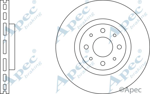 APEC DSK2324 - Disque de frein cwaw.fr