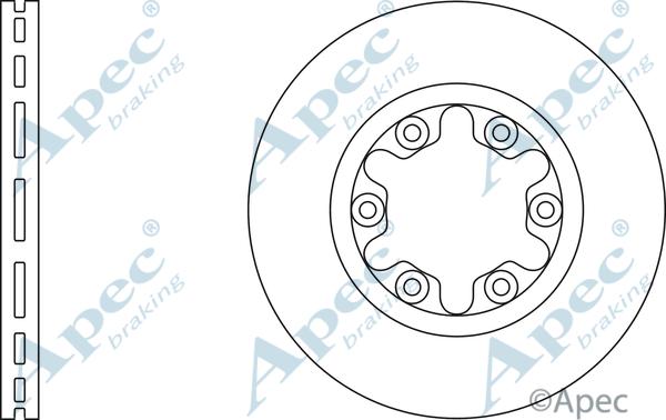 APEC DSK2320 - Disque de frein cwaw.fr