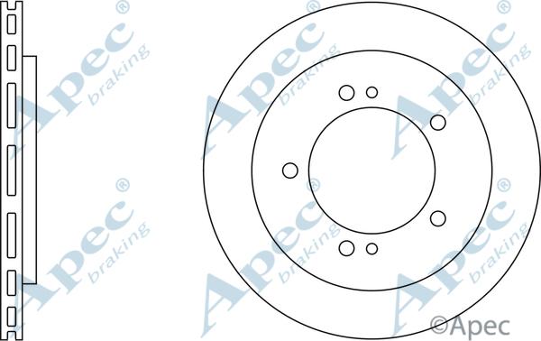 APEC DSK2322 - Disque de frein cwaw.fr