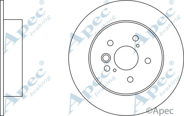 APEC DSK2327 - Disque de frein cwaw.fr