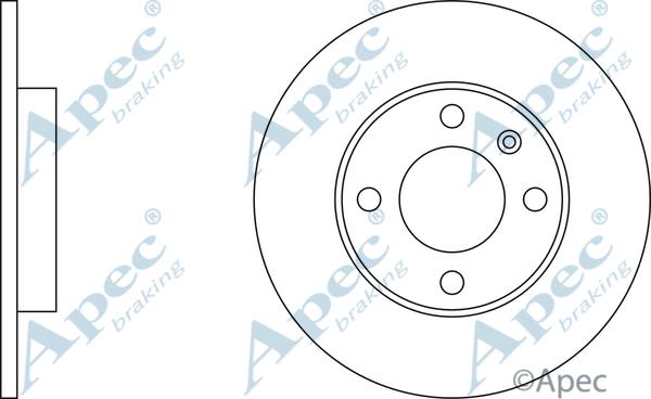 APEC DSK232 - Disque de frein cwaw.fr