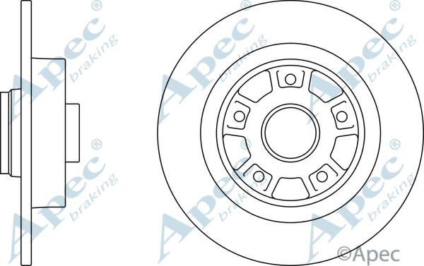 APEC DSK2378 - Disque de frein cwaw.fr