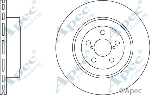 APEC DSK2372 - Disque de frein cwaw.fr