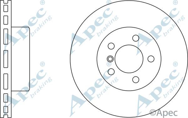 APEC DSK2299 - Disque de frein cwaw.fr