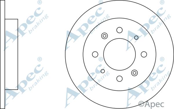 APEC DSK2296 - Disque de frein cwaw.fr