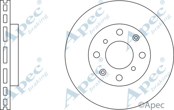 APEC DSK2292 - Disque de frein cwaw.fr