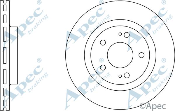 APEC DSK2297 - Disque de frein cwaw.fr