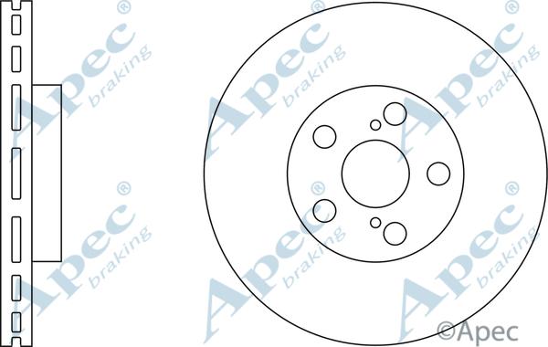 APEC DSK2249 - Disque de frein cwaw.fr