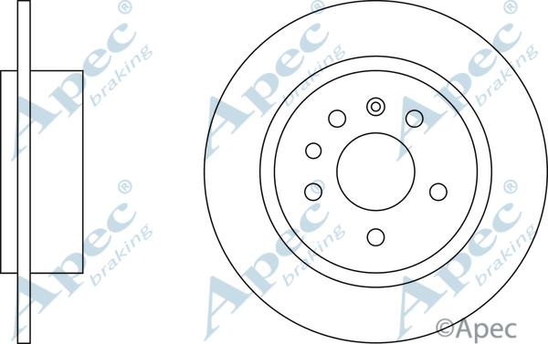 APEC DSK2240 - Disque de frein cwaw.fr