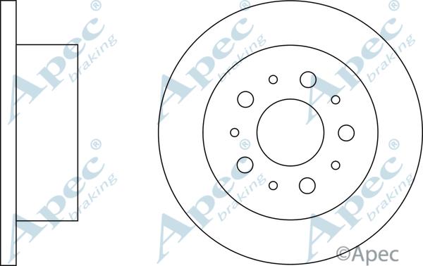 APEC DSK2247 - Disque de frein cwaw.fr