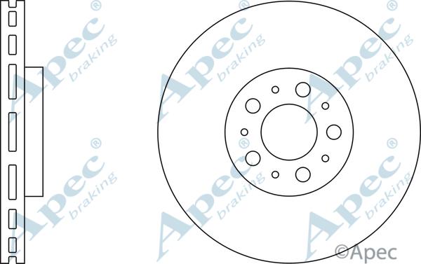 APEC DSK2250 - Disque de frein cwaw.fr