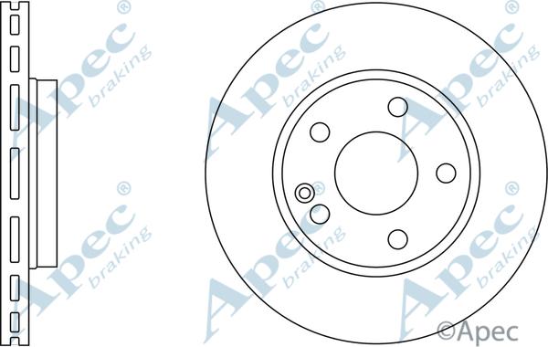 APEC DSK2258 - Disque de frein cwaw.fr