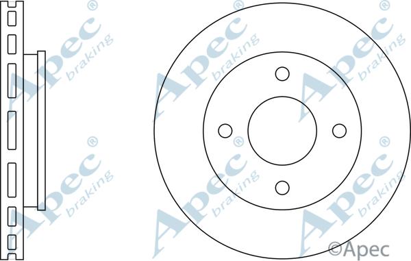 APEC DSK2269 - Disque de frein cwaw.fr