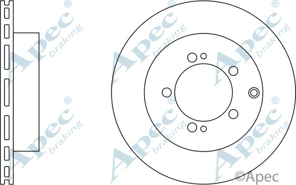 APEC DSK2261 - Disque de frein cwaw.fr