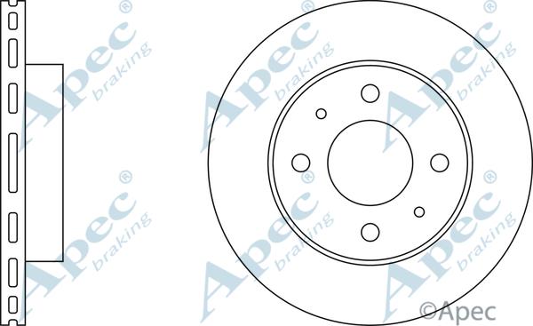 APEC DSK226 - Disque de frein cwaw.fr