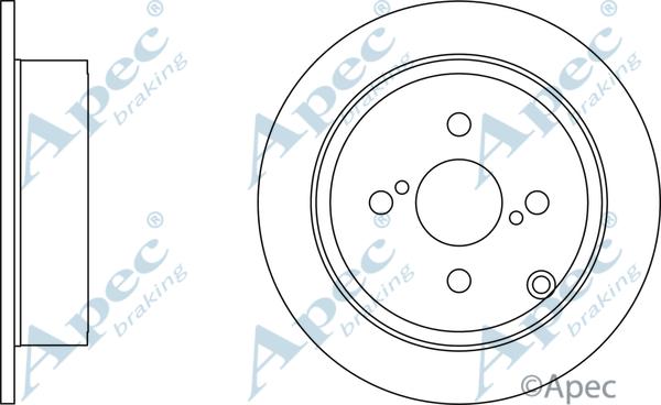 APEC DSK2209 - Disque de frein cwaw.fr