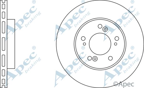 APEC DSK2204 - Disque de frein cwaw.fr