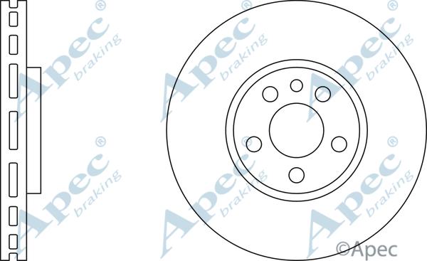 APEC DSK2205 - Disque de frein cwaw.fr