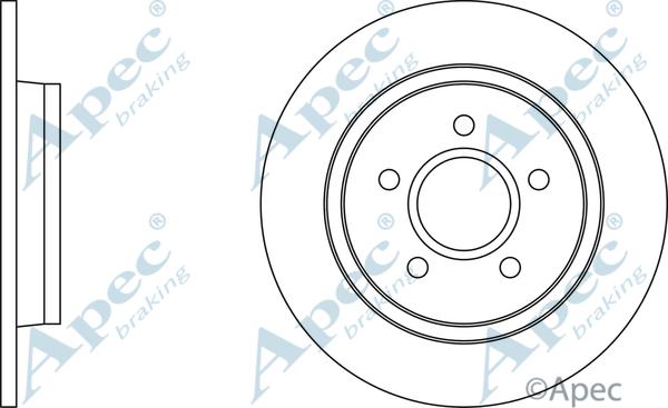 APEC DSK2201 - Disque de frein cwaw.fr