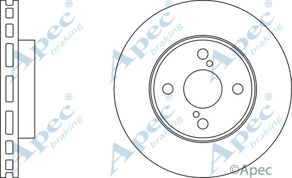 APEC DSK2208 - Disque de frein cwaw.fr