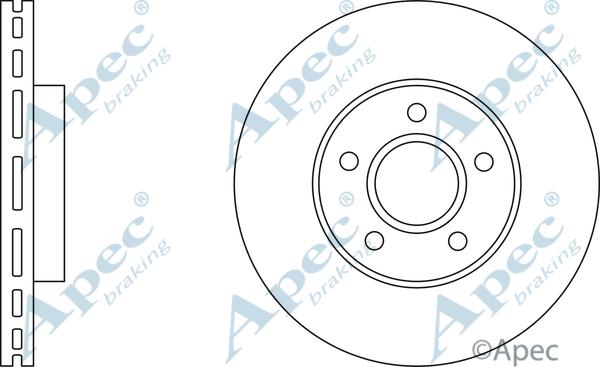 APEC DSK2203 - Disque de frein cwaw.fr