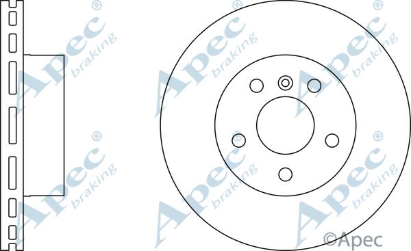 APEC DSK2236 - Disque de frein cwaw.fr