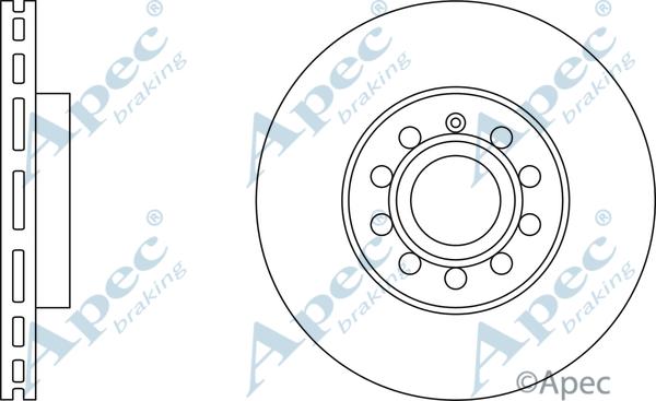 APEC DSK2207 - Disque de frein cwaw.fr