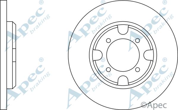 APEC DSK220 - Disque de frein cwaw.fr