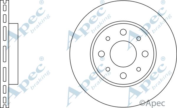 APEC DSK2219 - Disque de frein cwaw.fr