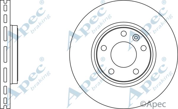 APEC DSK2215 - Disque de frein cwaw.fr