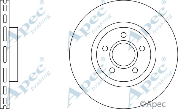 APEC DSK2210 - Disque de frein cwaw.fr