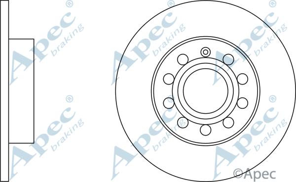 APEC DSK2218 - Disque de frein cwaw.fr