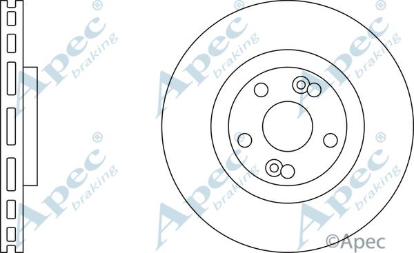 APEC DSK2217 - Disque de frein cwaw.fr