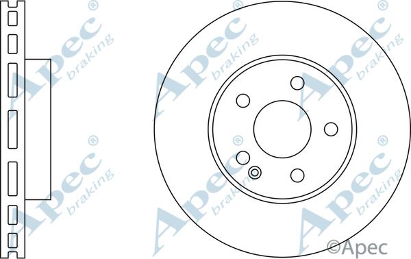 APEC DSK2289 - Disque de frein cwaw.fr