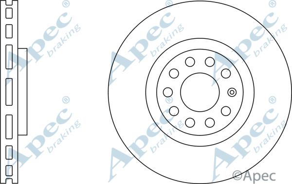 APEC DSK2285 - Disque de frein cwaw.fr